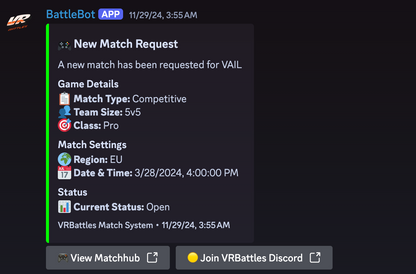 VR Battles Bot